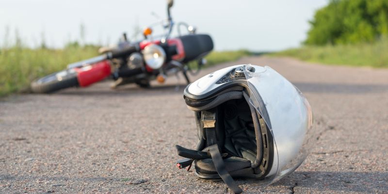 What is the most common injury on a motorcycle?